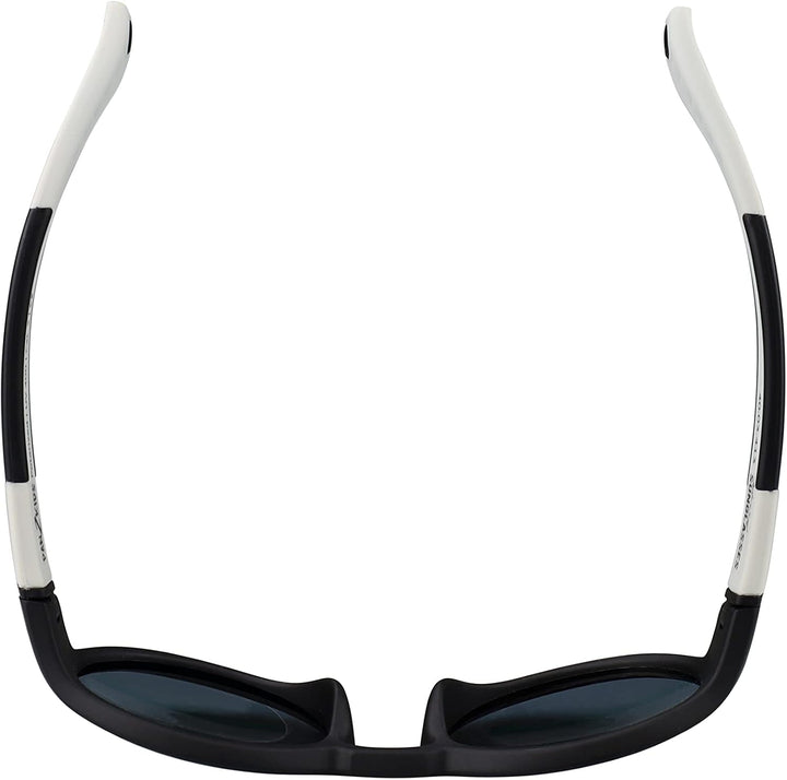 Pan2Kids Kinder-Sonnenbrille, 2-5 Jahre, Panto-Design, UV-Schutz, polarisiert, Black And White