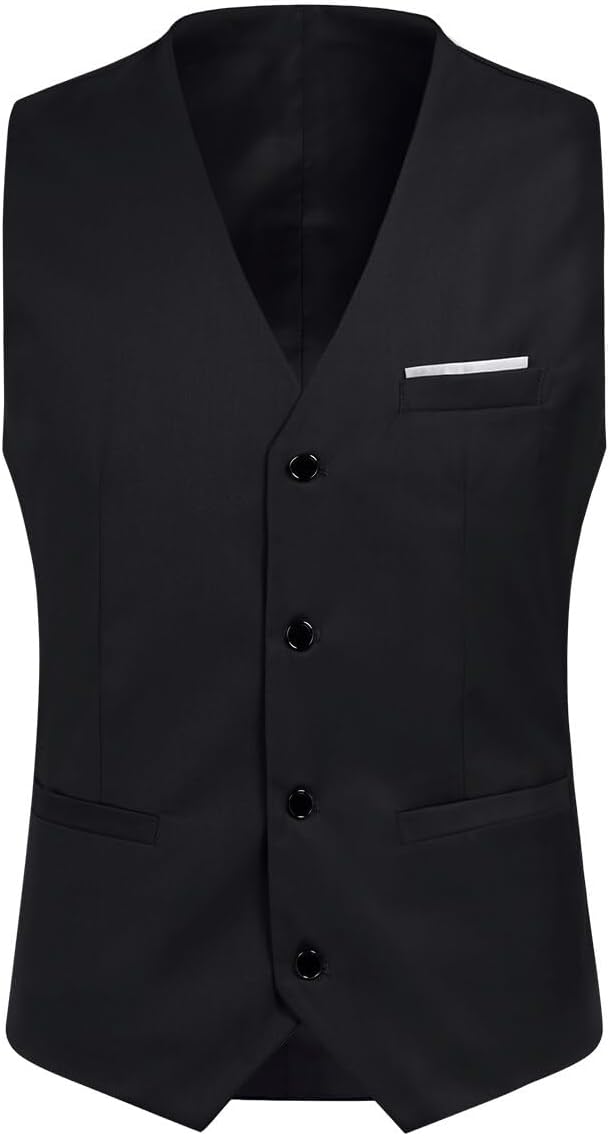 YOUTHUP Anzug Herren 3 Teilig Anzüge Slim Fit 2-Knopf Herrenanzug Modern Formell Sakko Weste Hose fü