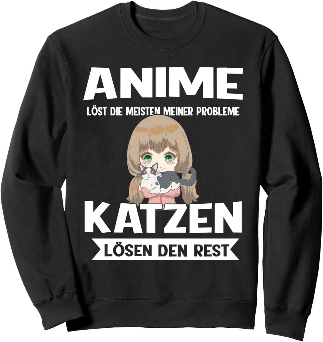 Anime Kawaii Katzen Sweatshirt