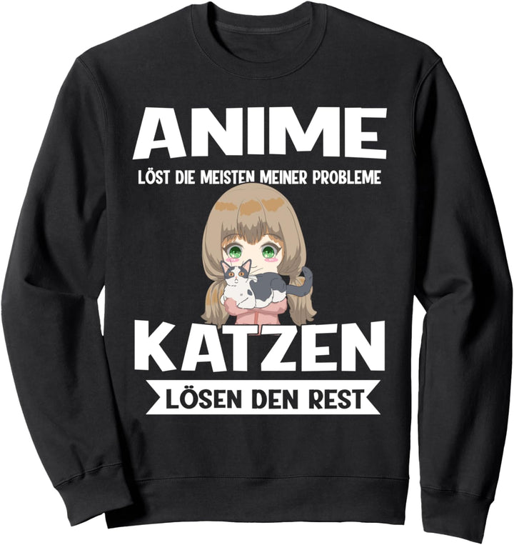 Anime Kawaii Katzen Sweatshirt