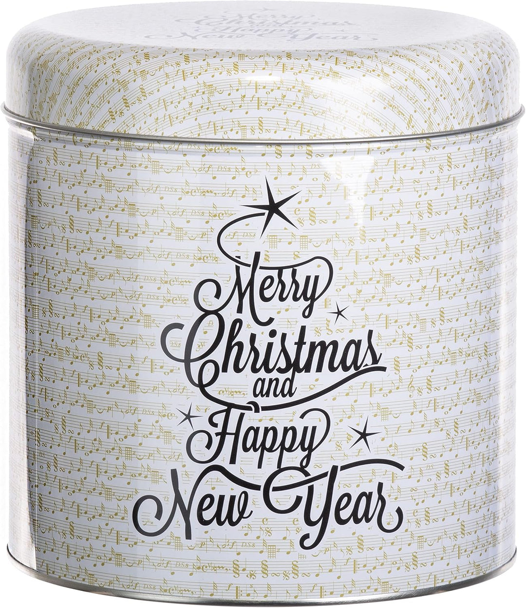 Brandsseller 4er Set Keksdose | Zylinderform | Weihnachtsdose | Plätzchendose | Gebäckdose | Metall
