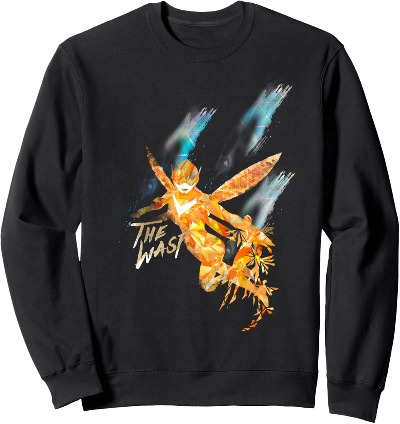 Marvel The Wasp Silhouette Watercolor Poster Sweatshirt