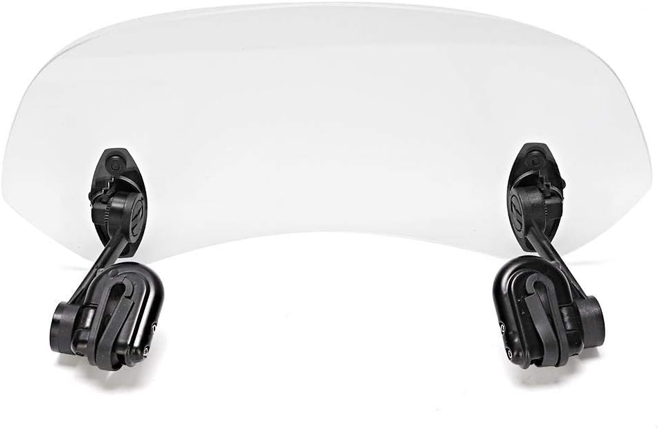 Windschutz Motorrad Universal,Motorrad Windschutzscheibe,Einstellbarer Clip für Universal-Motorrad-W