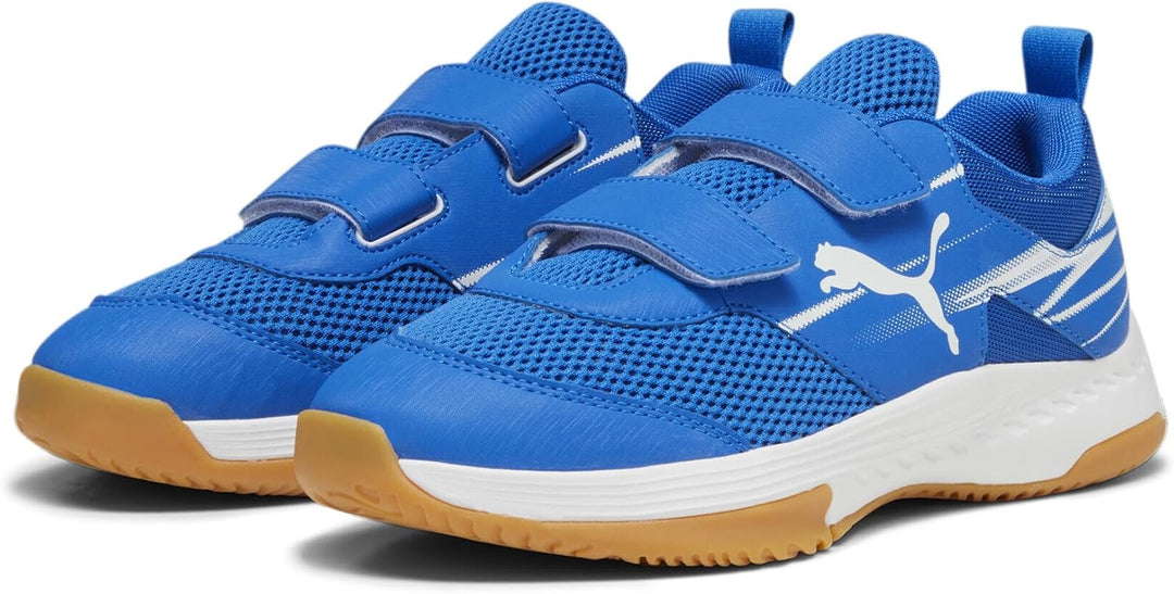 PUMA Unisex Kinder Varion Ii V Jr Indoor Court Shoe 28 EU Puma Team Royal Puma White Gum, 28 EU Puma