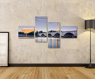 islandburner Bild Bilder auf Leinwand Washington DC 4L XXL Poster Leinwandbild Wandbild Dekoartikel