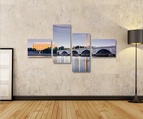 islandburner Bild Bilder auf Leinwand Washington DC 4L XXL Poster Leinwandbild Wandbild Dekoartikel