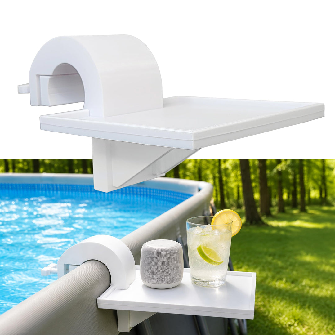 Pool Ablage Tablett für Pool Gestell Wetterfester Organizer mit Getränkehalter für Lautsprecher &amp; Ge