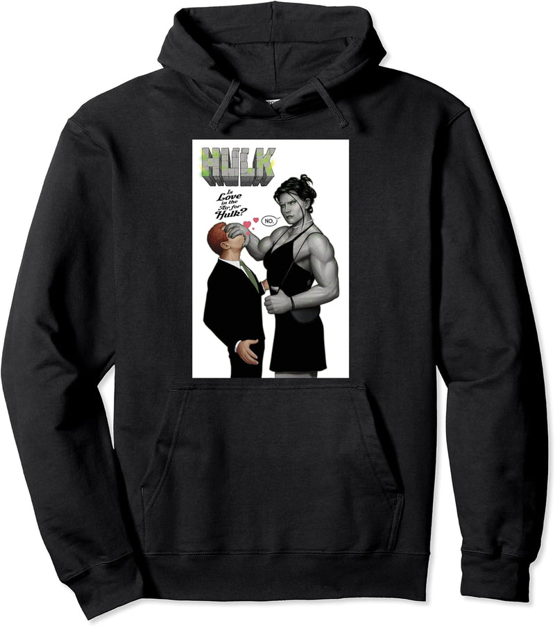 Marvel She-Hulk Love In The Air Comic Cover Pullover Hoodie