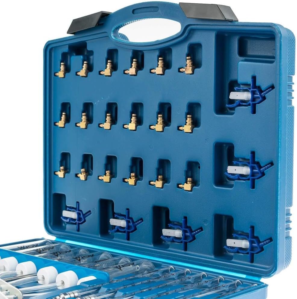 Common Rail Tester mit 24 Adaptern Prüfgerät für Diesel-Motoren Denso C1 C3 Siemens C3 Delphi Einspr