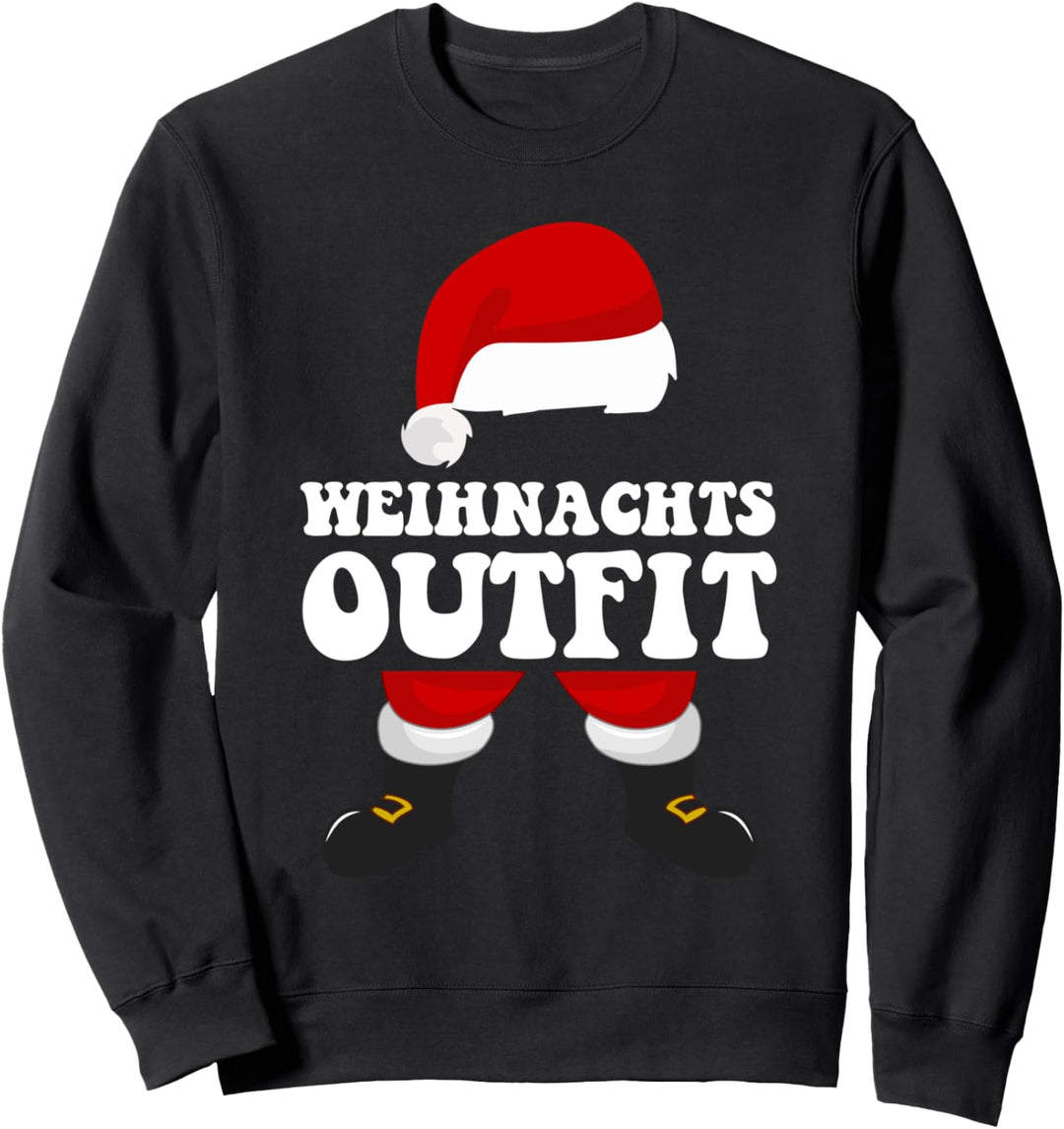 Weihnachts Outfit Weihnachtsmann Weihnachten Sweatshirt