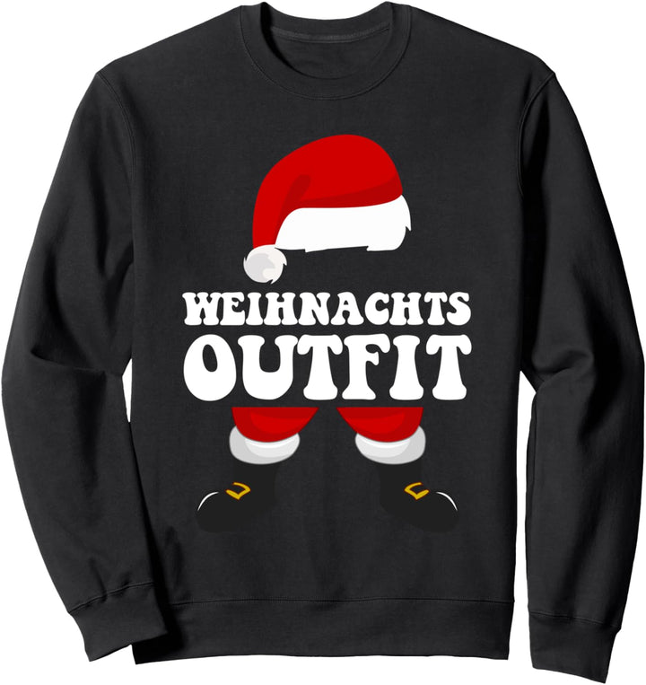Weihnachts Outfit Weihnachtsmann Weihnachten Sweatshirt