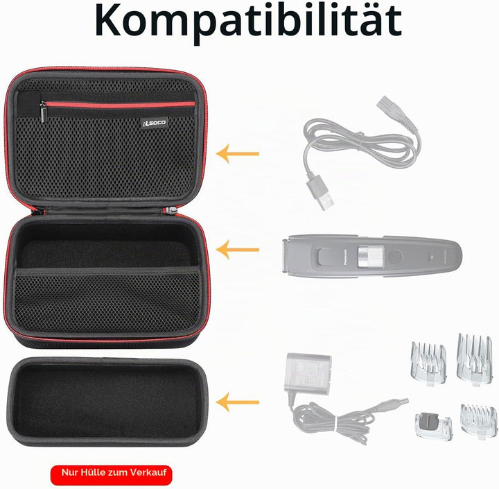 RLSOCO Tasche für Panasonic Bartschneider ER-SB40 /ER-GB62/ER-GB80 / ER-GB96 & Panasonic Profi-Haars
