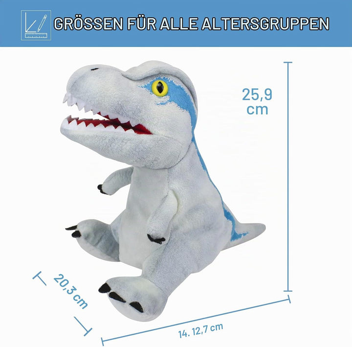 JUSTQUNSEEN Dinosaurier Handpuppen Dinosaurier Spielzeug, Dinosaurier Puppen für Kinder, Dinosaurier
