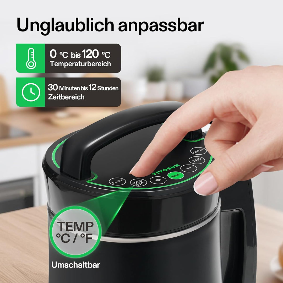 VIVOSUN Kräuter-Decarboxylierungs- und Infusionsmaschine, botanischer Extraktor und Infuser zur Hers