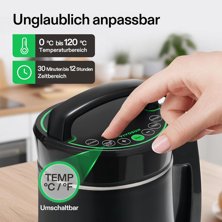 VIVOSUN Kräuter-Decarboxylierungs- und Infusionsmaschine, botanischer Extraktor und Infuser zur Hers