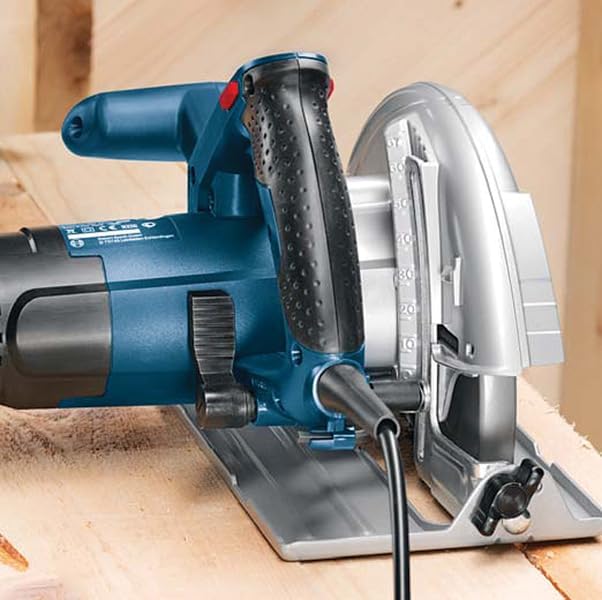 Bosch Professional Kreissäge GKS 190 (Leistung 1400 Watt, Kreissägeblatt: 190 mm, Schnitttiefe: 70mm