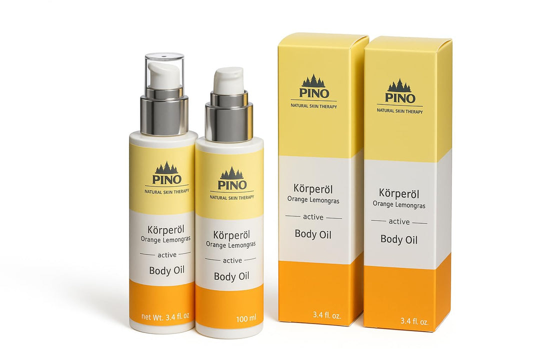 Pino Körperöl Orange Lemongras, Naturreines Pflegeöl, 100 ml 200 ml (1er Pack), 200 ml (1er Pack)