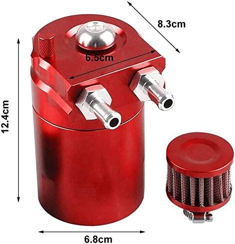 Olauffangbehälter 300 Ml, Öl Catch Tank, Oil Catch Can Aus Aluminium, Ölabscheiderbehälter Mit Luftf