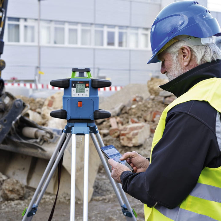 Bosch Professional 18V System Rotationslaser GRL 650 CHVG (grüner Laser, Nivellierung im Aussenberei
