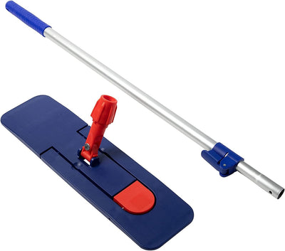 Prieser WISCHMOP 50CM Set 3 IN 1 BODENWISCHER KLAPPHALTER MOPPHALTER TELESKOPSTIEL WISCHBELEG Baumwo
