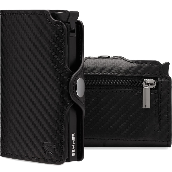 BEWMER 1 Geschütztes Kartenetui | Slim Wallet für Männer und Frauen | Kartenhalter mit RFID-Schutz u
