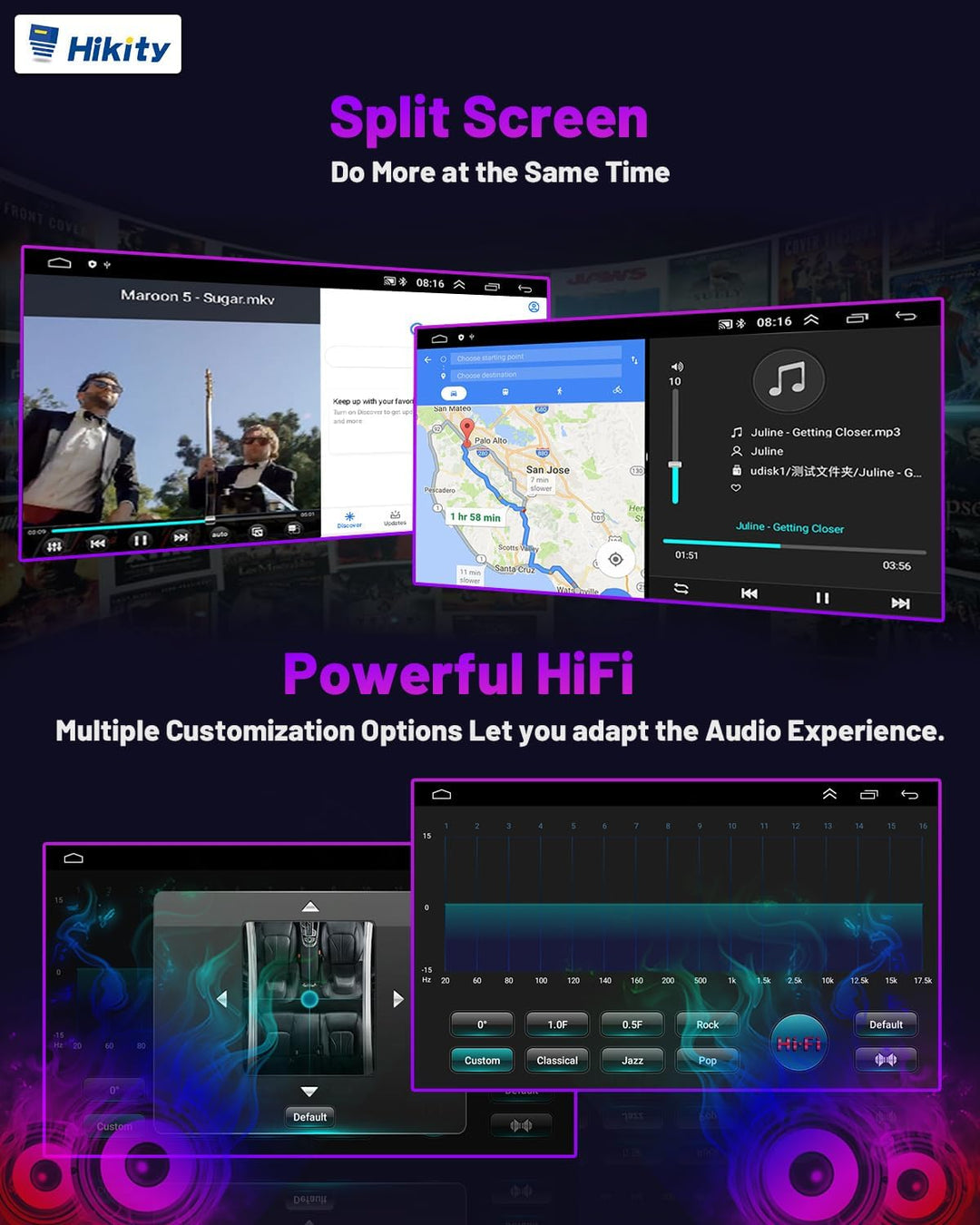2+64GB DAB/DAB+ Android Autoradio mit Navi für VW Golf Polo Passat Skoda Seat mit Wireless Carplay A