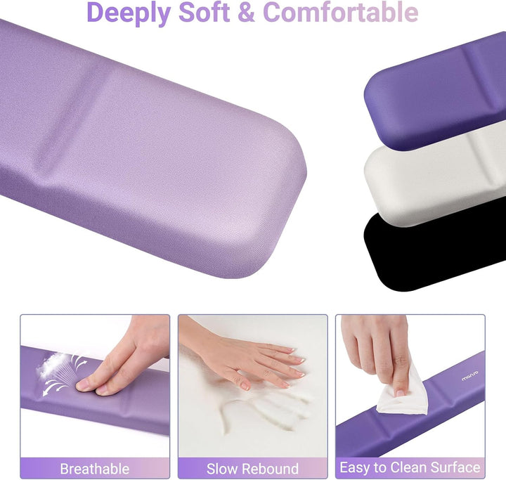MOSISO Handballenauflage, Ergonomische Wrist Rest zur Entlastung Des Handgelenks mit PU Leder Memory