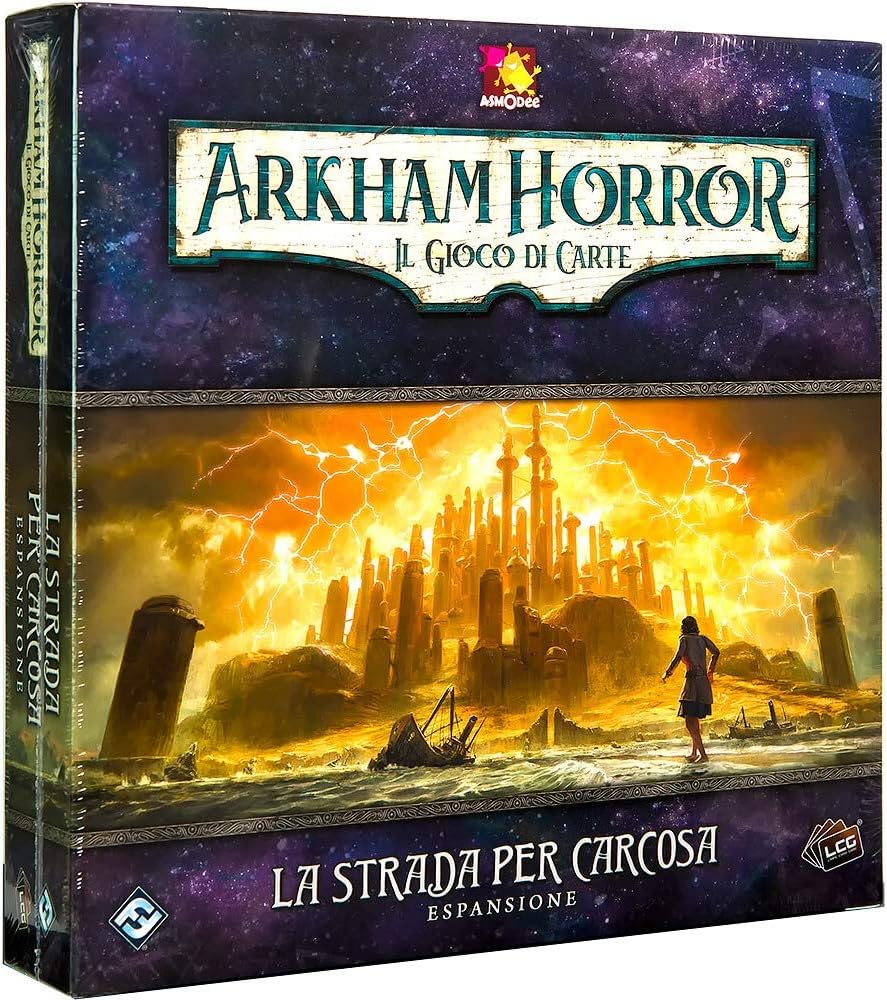 Asmodee 9608 Arkham Horror LCG - Der Weg nach Carcosa Kartenspiel, Singles, Mehrfarbig AH LCG - Der