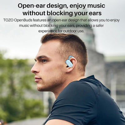 TOZO O2 Open Ear Kopfhörer 5.3 Bluetooth Kopfhörer mit DSP Noise Cancelling, 42 Std Kabellose Kopfhö