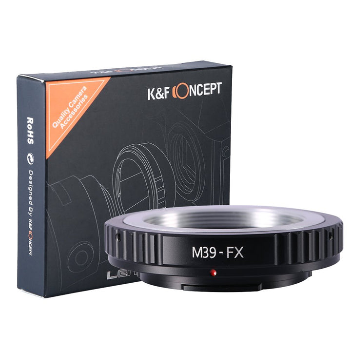 K&F Concept M39/L39 Objektivadapter mit SLR Gewinde an Fuji X-Series X-Pro1 FX Fuji X Mount Mirrorle