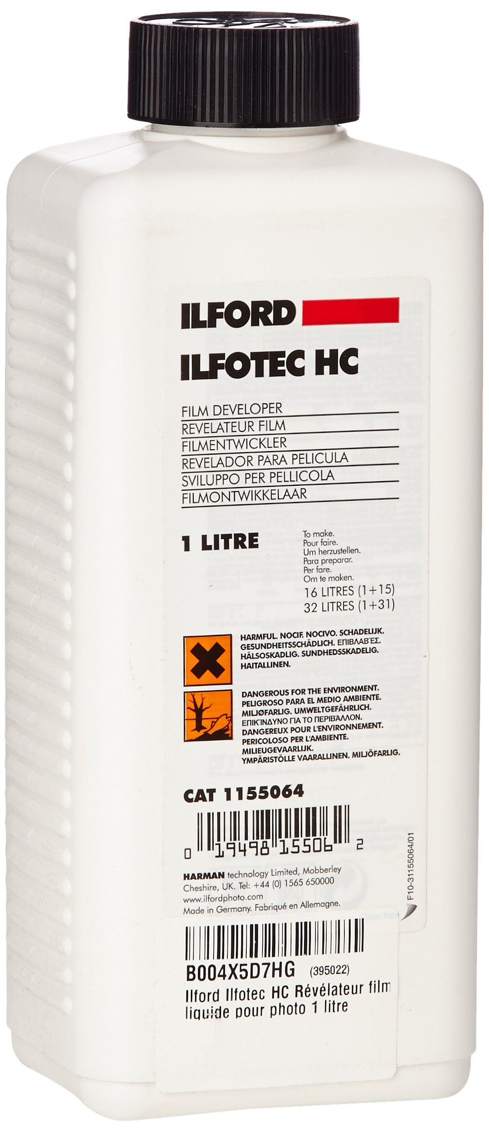 Ilford ilfotec HC aufschlussreich Displayschutzfolie Flüssigkeit für Foto 1 Liter