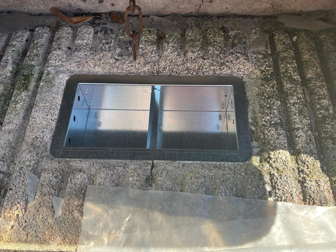 FONDERIA BONGIOVANNI | Schublade aus verzinktem Blech | Ascheauffang | Schublade für Kamin | 30 x 16
