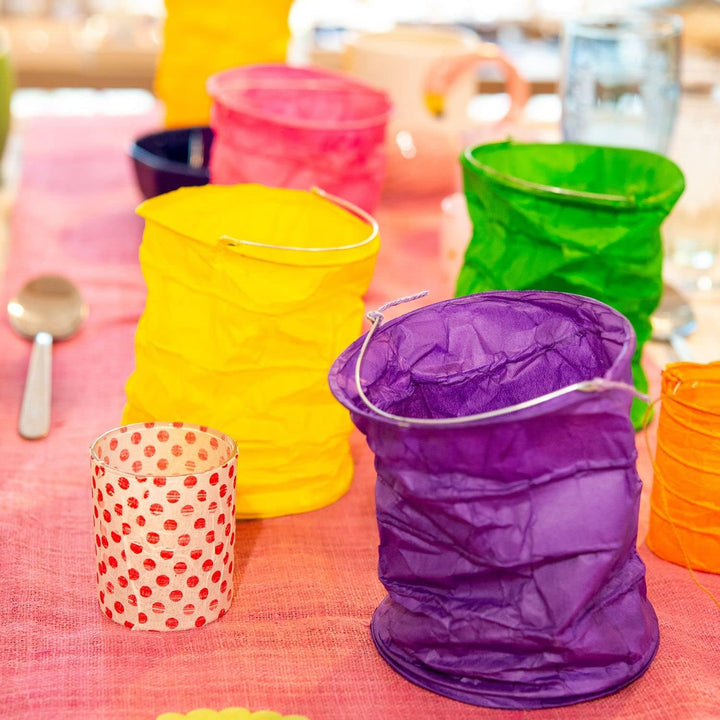 kadoh Papier-Lampions (10 St.) • Lichtertüten in Rainbow-Pastell • Partydeko für Hochzeit, Geburtsta