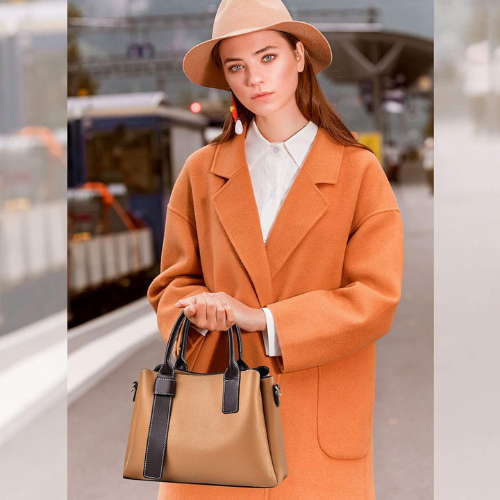 NICOLE &amp; DORIS Elegante Handtasche für Frauen Umhängetasche mit Mehreren Taschen Süsse Schultertasch