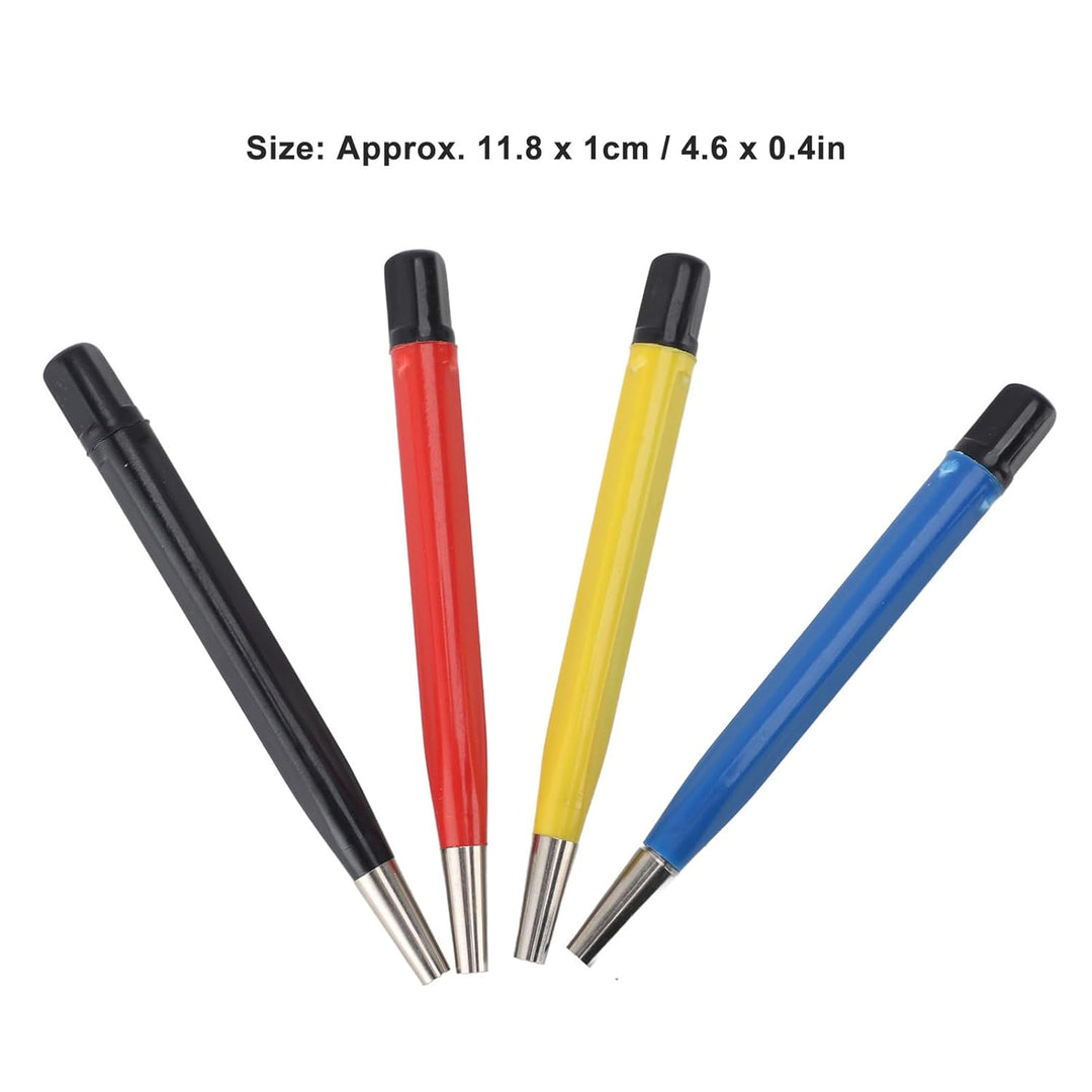 Robustes Glasfaser-Stahl-Messing-Nylon-Kratzbürsten-Stift-Set Zum Entfernen von Uhrenrost, Individue