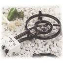 La Ideal Professional Gas Ring Brenner, schwarz, 40 cm
