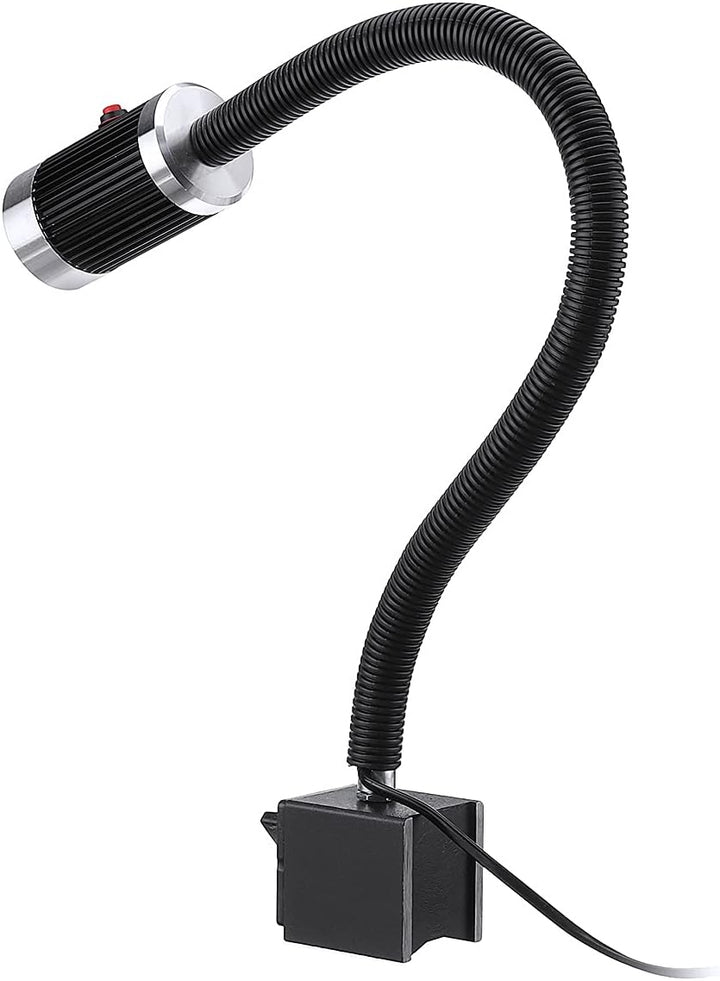 Maschinenlampe mit Magnetfuss,Magnetische LED Drehmaschine Lampe 9W Flexibel Wasserdicht Arm Licht m