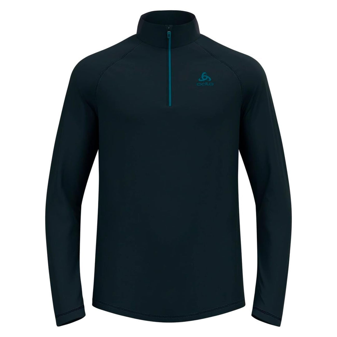 Odlo Herren Besso_542472 Mid Layer mit Reissverschluss (1er Pack) S Dark Sapphire, S Dark Sapphire