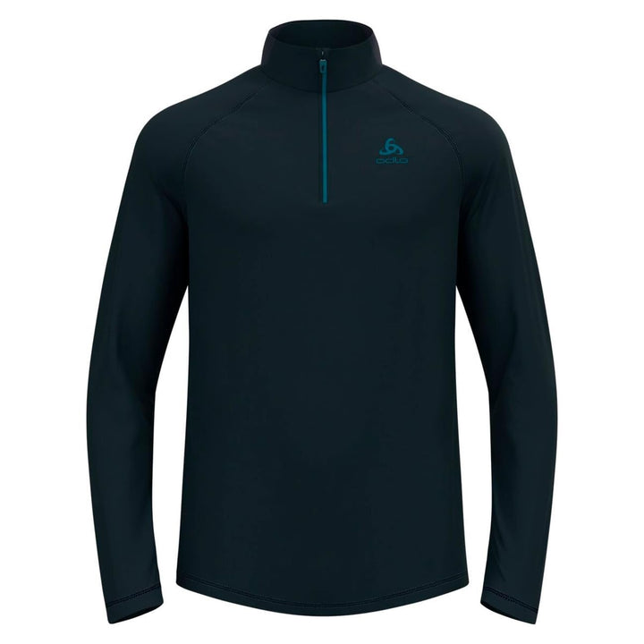 Odlo Herren Besso_542472 Mid Layer mit Reissverschluss (1er Pack) S Dark Sapphire, S Dark Sapphire
