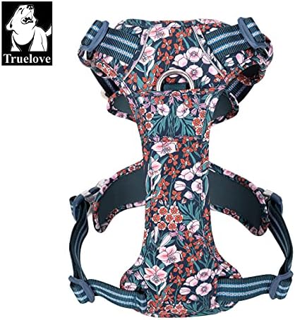 WINHYEPET Truelove No-Pull-Hundegeschirr, Baumwollgewebe atmungsaktiv und reflektierend weich, verst