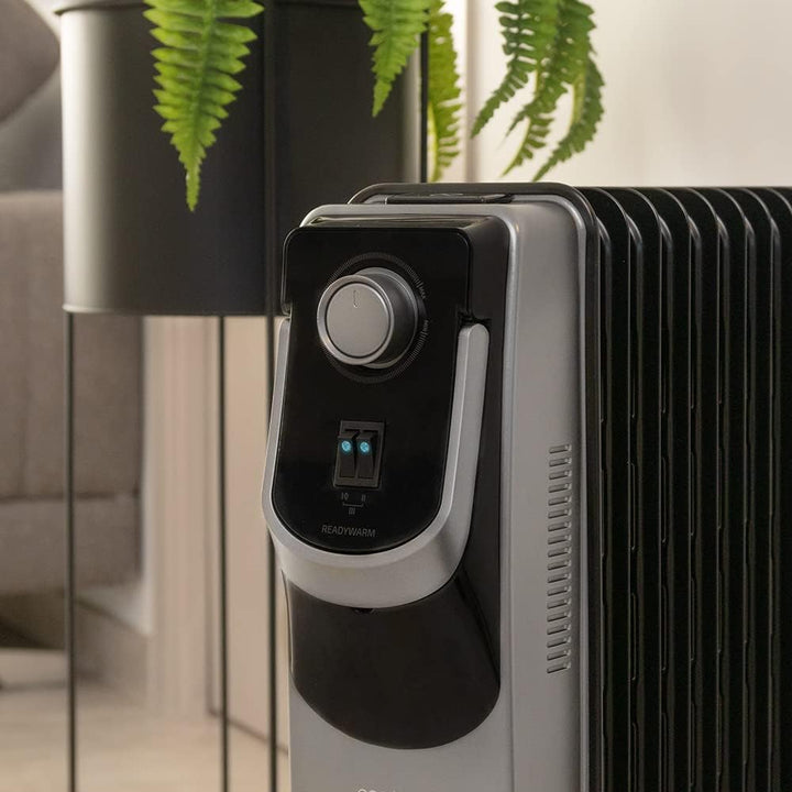Cecotec Öl-Radiator ReadyWarm 11000 Space 360º Black. 2500 W, 11 Module, 3 Leistungsstufen, Kabelauf