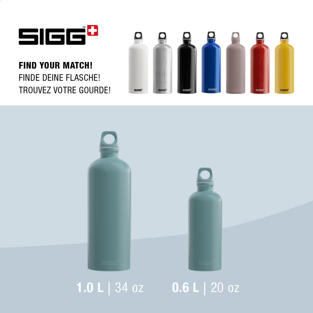 Sigg - Alu Trinkflasche - Traveller - Made in Switzerland - Climatpartner Zertifiziert - Kohlensäure