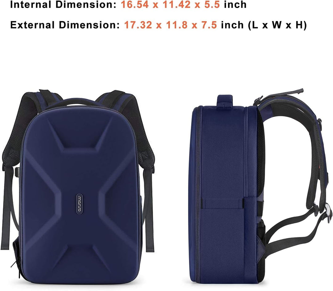 MOSISO Kamera Rucksack, DSLR/SLR/Spiegellose Fotografie Kameratasche 15-16 Zoll Wasserdichte Hartsch