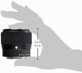 Sigma 56mm F1,4 DC DN Contemporary Objektiv für Canon EF-M Objektivbajonett für Canon EF-M Single, f