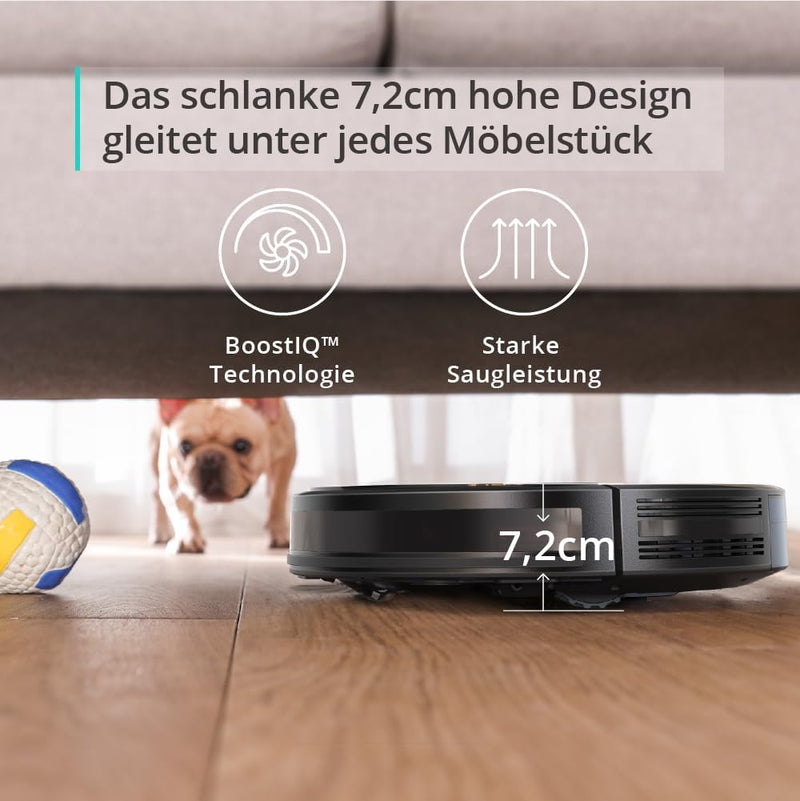 eufy Saugroboter, RoboVac 11S (Slim) mit BoostIQ, Superschlank, Starke 1300Pa Saugkraft, geräuscharm