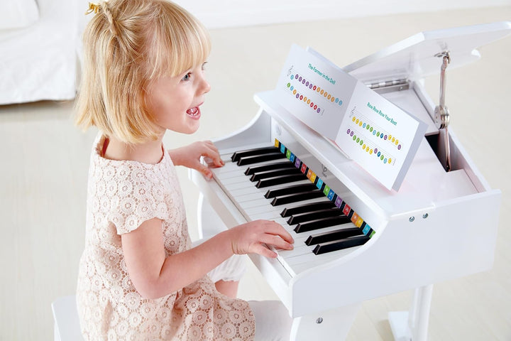 Hape Luxusflügel | Piano mit 30 Tasten, inklusive Stuhl, elektronisches Musik-Keyboard, ab 3 Jahren,