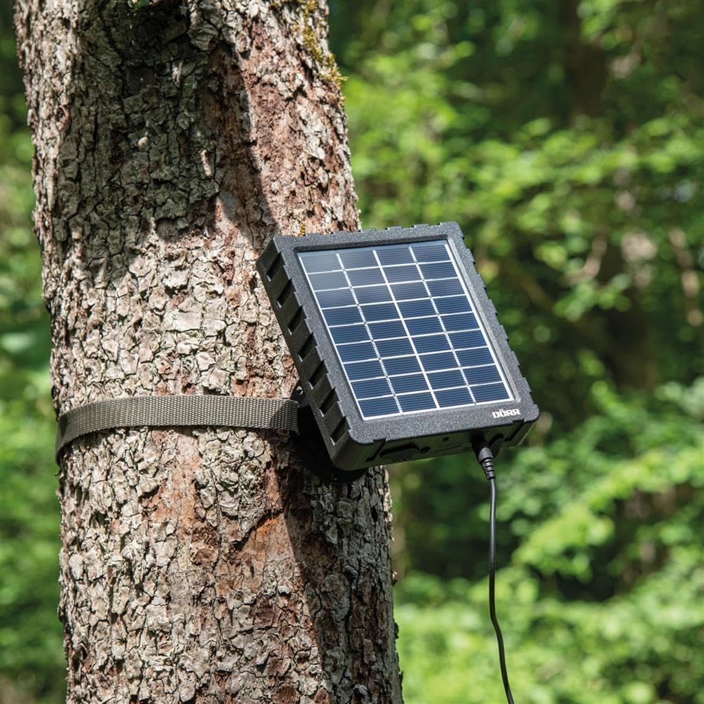 DÖRR Snapshot Cloud Pro 60° - Easy Assembly Solar Set - 4G LTE Wildkamera - Überwachungskamera - APP