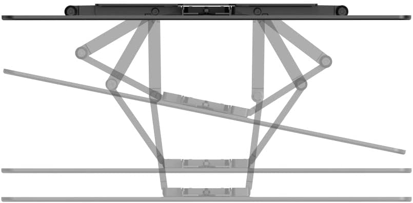 Hama Ultra-Slim TV Wandhalterung für 37"–90" (ultraflache TV-Halterung schwenkbar, neigbar, TV-Arm a
