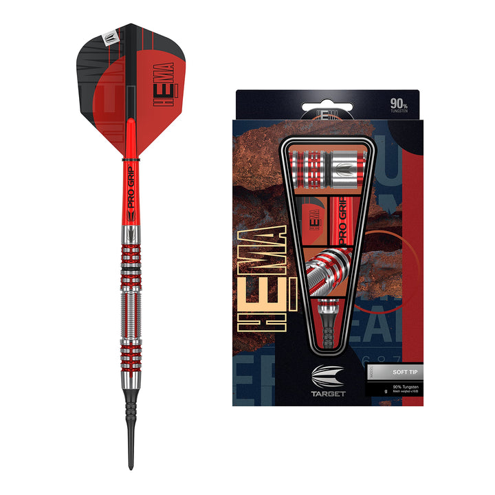 Target Darts Hema 90% Wolfram Softdarts-Set Dartpfeile 19G 11, 19G 11