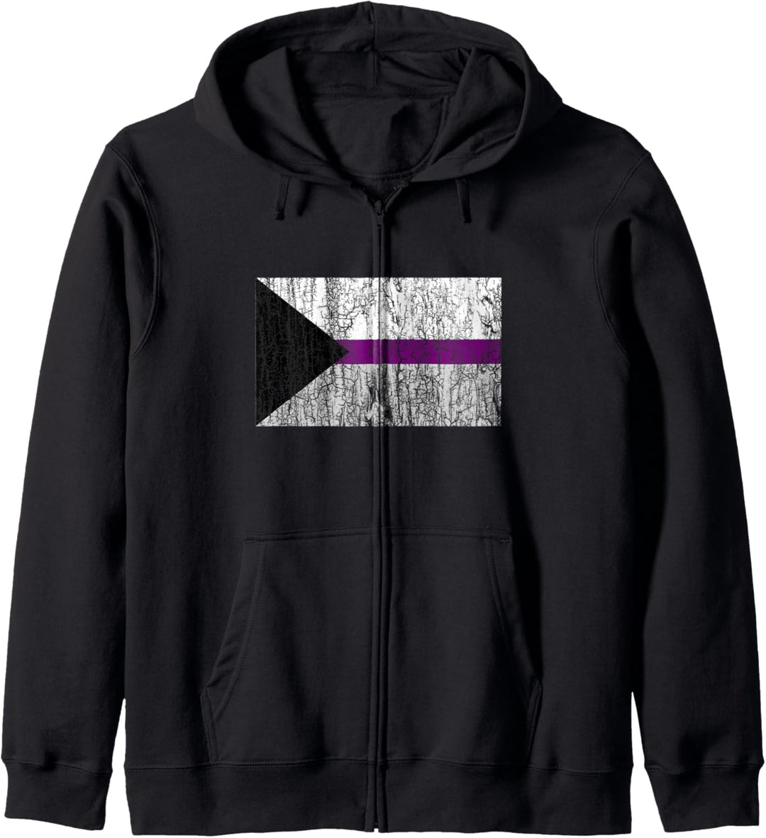 Demisexuelle Flagge Kapuzenjacke